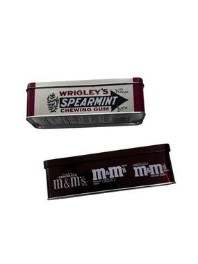 M&M's and Wrigley's Spearmint Tin Set